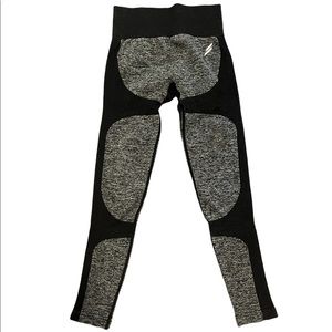 Do You Even, Impact Seamless Leggings, Black, Size Small